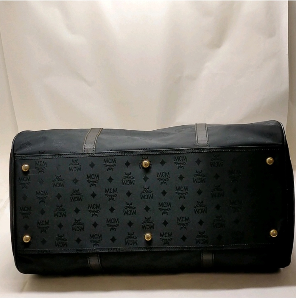MCM 22" Ottomar Weekender Bag in Black Lairetos Jacquard - Picture 5 of 9